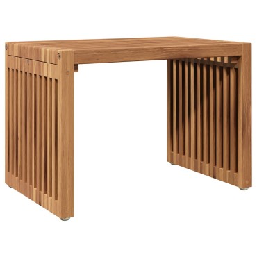 vidaXL Τραπεζάκι Κήπου 50x32.5x35cm Μασίφ ξύλο teak 1 τεμ.
