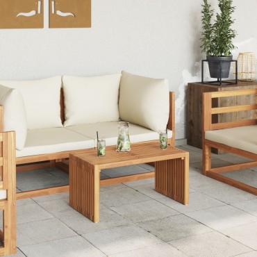 vidaXL Τραπεζάκι Κήπου 70x37.5x35.5cm Μασίφ Ξύλο Teak 1 τεμ.