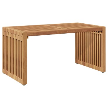 vidaXL Τραπεζάκι Κήπου 70x37.5x35.5cm Μασίφ Ξύλο Teak 1 τεμ.