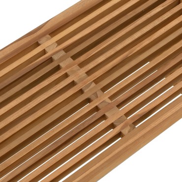 vidaXL Τραπεζάκι Κήπου 70x37.5x35.5cm Μασίφ Ξύλο Teak 1 τεμ.