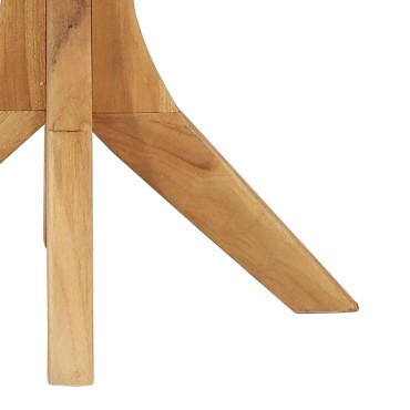 vidaXL Τραπέζι Κήπου 40x41cm Μασίφ ξύλο teak 1 τεμ.