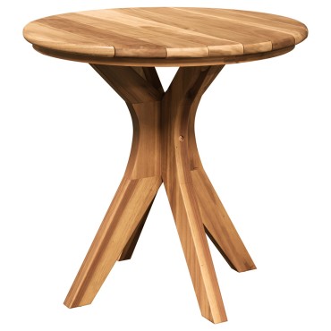 vidaXL Τραπέζι Καφέ Garden 55x51cm Μασίφ Ξύλο Teak 1 τεμ.