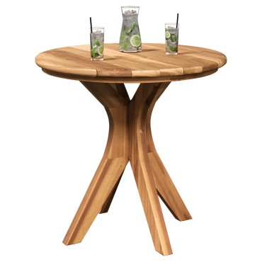 vidaXL Τραπέζι Καφέ Garden 55x51cm Μασίφ Ξύλο Teak 1 τεμ.
