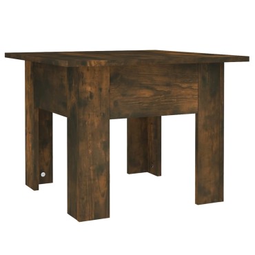 vidaXL Τραπεζάκι Σαλονιού Καπνιστή Δρυς 55x55x42cm Μοριοσανίδα 1 τεμ.