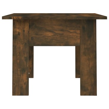 vidaXL Τραπεζάκι Σαλονιού Καπνιστή Δρυς 55x55x42cm Μοριοσανίδα 1 τεμ.