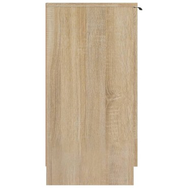 vidaXL Παπουτσοθήκη Sonoma Δρυς 59x35x70cm από Επεξεργασμένο Ξύλο