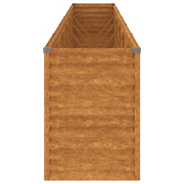 vidaXL Ζαρντινιέρα 578 x 50 x 69 εκ. από Ατσάλι Σκληρυθέν στον Αέρα