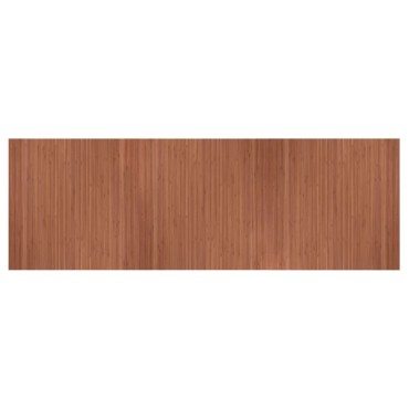 vidaXL Χαλί Ορθογώνιο Καφέ 100x300cm Μπαμπού