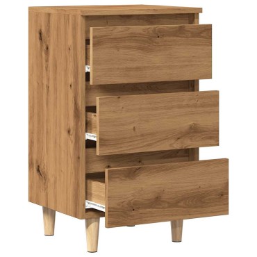 vidaXL Κομοδίνο 40x35x69cm από Επεξεργασμένο Ξύλο 1 τεμ.