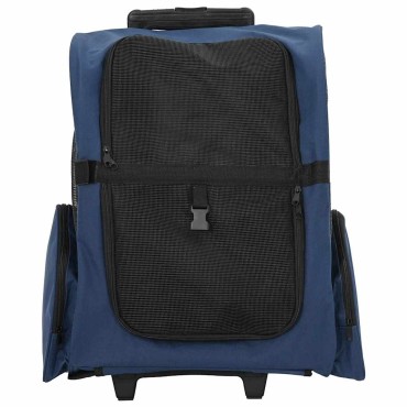vidaXL Καρότσι Κατοικίδιων 3 σε 1 Μπλε 48x32x57 εκ. από Ύφασμα Oxford