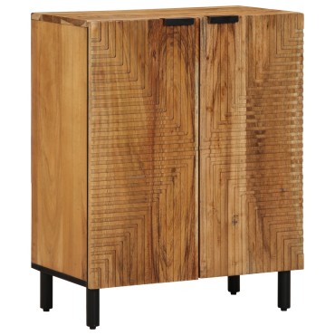 vidaXL 3 Έπιπλα Σαλονιού Καφέ 60x33x75cm Μασίφ Ξύλο Ακακίας
