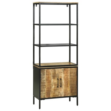vidaXL Υψηλός Πίνακας 70x35x180cm Στερεό Ξύλο Μάνγκο 1 τεμ.