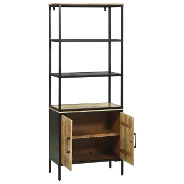 vidaXL Υψηλός Πίνακας 70x35x180cm Στερεό Ξύλο Μάνγκο 1 τεμ.