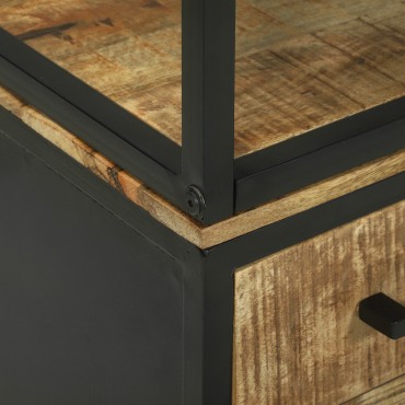 vidaXL Υψηλός καναπές 70x35x180cm Μασίφ Ξύλο Μάνγκο 1 τεμ.