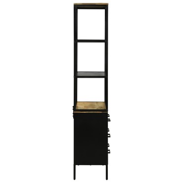 vidaXL Υψηλός 70x35x180cm Καρδιά Σαθρού Ξύλου Μάνγκο 1 τεμ.