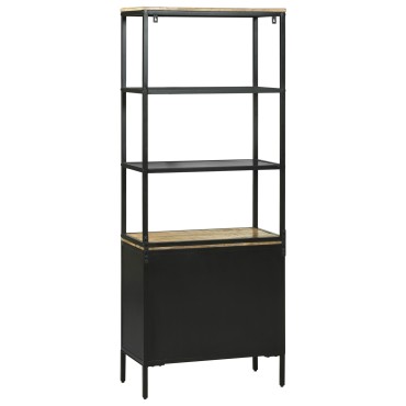 vidaXL Υψηλός 70x35x180cm Καρδιά Σαθρού Ξύλου Μάνγκο 1 τεμ.