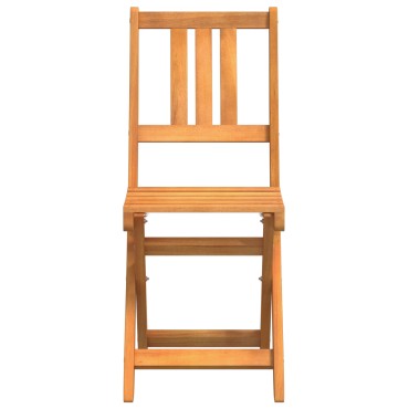 vidaXL Πτυσσόμενες Καρέκλες Κήπου 4 τεμ. 36x46x86cm Μασίφ Ξύλο Ακακίας