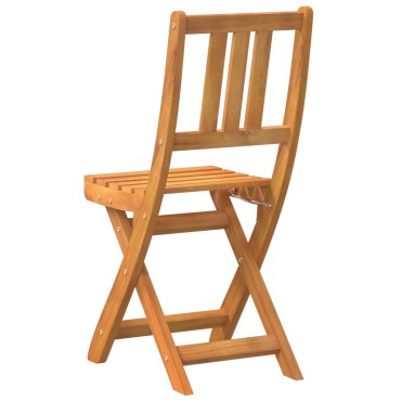 vidaXL Πτυσσόμενες Καρέκλες Κήπου 4 τεμ. 36x46x86cm Μασίφ Ξύλο Ακακίας
