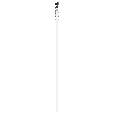 vidaXL Συρόμενη Πόρτα με Εξαρτήματα Λευκή 61x198.5 εκ. Στερεό Ξύλο Πεύκου