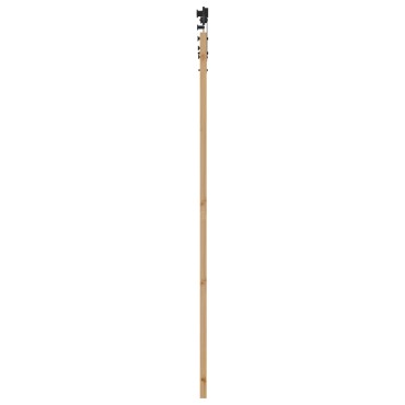 vidaXL Συρόμενη Πόρτα με Σετ Εξαρτημάτων 86x211 cm Μασίφ Ξύλο Πεύκου
