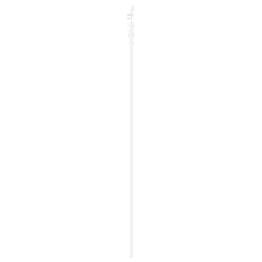 vidaXL Συρόμενη Πόρτα με Σετ Υλικών Λευκή 78x232 cm Συμπαγές Ξύλο Άλσους