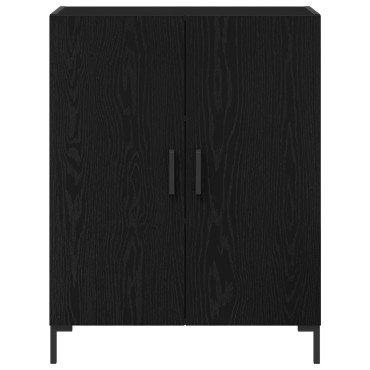 vidaXL Μπουφές Μαύρη Δρυ 69.5x34x180cm Επεξεργασμένο Ξύλο 1 τεμ.