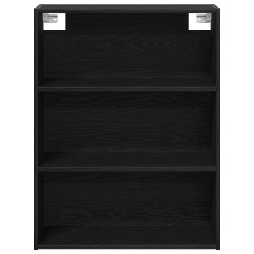 vidaXL Μπουφές Μαύρη Δρυ 69.5x34x180cm Επεξεργασμένο Ξύλο 1 τεμ.