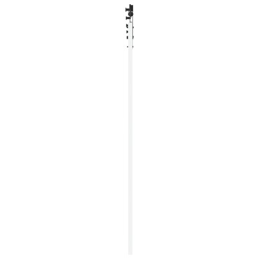 vidaXL Συρόμενη Πόρτα με Σετ Υλικών Λευκή 78x202 cm Συμπαγές Ξύλο Πεύκου