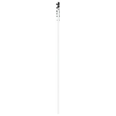 vidaXL Συρόμενη Πόρτα με Σετ Υλικών Λευκή 86x211 cm Συμπαγές Ξύλο Πεύκου