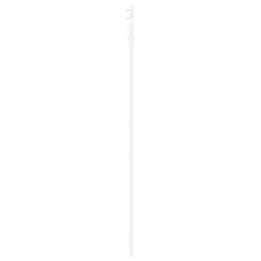vidaXL Συρόμενη Πόρτα με Σετ Υλικών Λευκή 86x198.5 εκ.