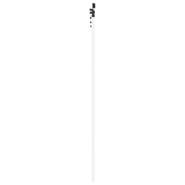 vidaXL Συρόμενη Πόρτα με Σετ Χερούλια Λευκή 61x198.5 εκ Συμπαγές Ξύλο Πεύκου