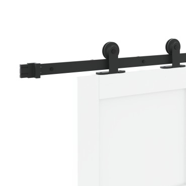 vidaXL Συσκευή Συσκευών με Σετ Υλικών Λευκό 86x198.5 εκ Συμπαγές Ξύλο Πεύκου