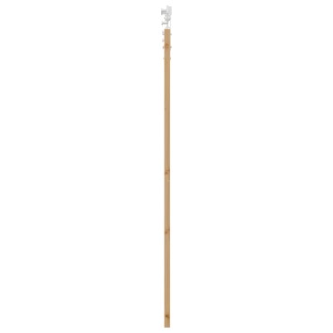 vidaXL Συρόμενη Πόρτα με Σετ Εξαρτημάτων 73.5x198.5 cm Μασίφ Ξύλο Πεύκου
