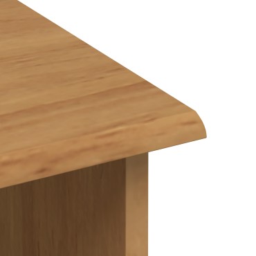 vidaXL Ντουλάπα 'ASKIM' Καφέ 91x40x183cm Μασίφ Ξύλο Πεύκου 1 τεμ.