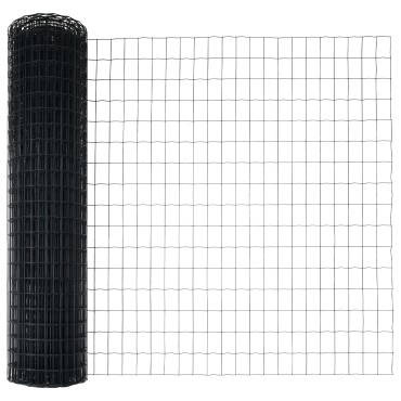 vidaXL Ευρωπαϊκό Φράχτη με 22 Στηρίγματα Γκρι 1,2x25 μ Μέταλλο