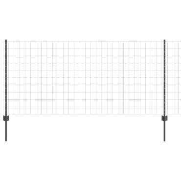 vidaXL Ευρωπαϊκό Φράκτης με 22 Υ Πό/posts Γκρι 1x25 μ Μέταλλο
