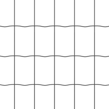 vidaXL Euro Fence με 5 U Posts Γκρι 0.4x10 μ Σίδερο