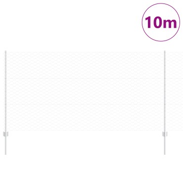 vidaXL Κολώνες φράχτη 10 τεμ U-Channel Γαλβανισμένο Ατσάλι