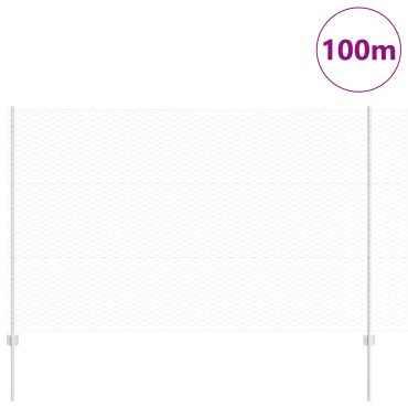 Φράχτες vidaXL 22 τμ U-Channel 150cm Γαλβανισμένο Ατσάλι, Φράχτης Εξάγωνου 1,5x100 μ Γαλβανισμένο Ατσάλι