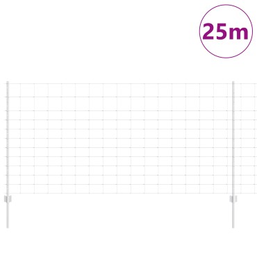 Φράχτες vidaXL 22 τεμάχια U-Channel 120cm Γαλβανισμένος Χάλυβας, Φράκτης vidaXL 1.2x25 m Γαλβανισμένος Χάλυβας