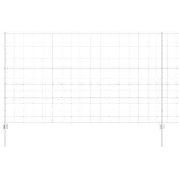 Πόλοι Φράχτη vidaXL 22 τεμάχια U-Channel 140cm Γαλβανισμένο Ατσάλι, Φράκτης Πεδίου vidaXL 1.4x25 μ Γαλβανισμένο Ατσάλι