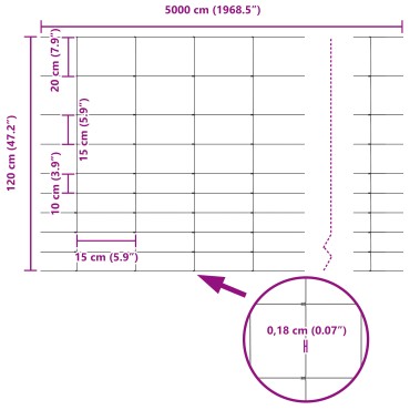 vidaXL Στήλες Φράχτη 22 τμχ U-Channel Γαλβανισμένος Χάλυβας