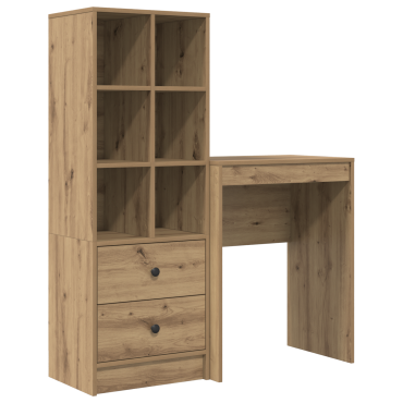 vidaXL Γραφείο Artisan Oak 105,5x34x127cm 2 τμχ. 1 τεμ.