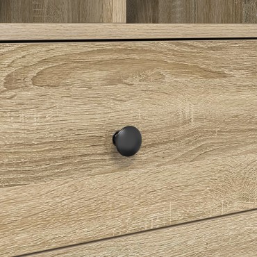 vidaXL Γραφείο με Αποθήκευση Sonoma Oak Επεξεργασμένο Ξύλο