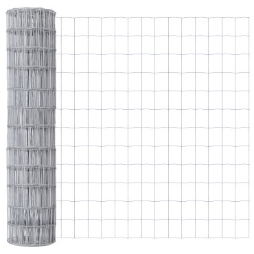 vidaXL Ευρωπαϊκός Φράκτης με 7 Στελέχη 1.2x10 μ Γαλβανισμένος Χάλυβας