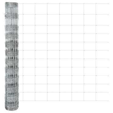 vidaXL Φράχτης Πεδίων 1.2x25 μ Κα galvanised Ατσάλι