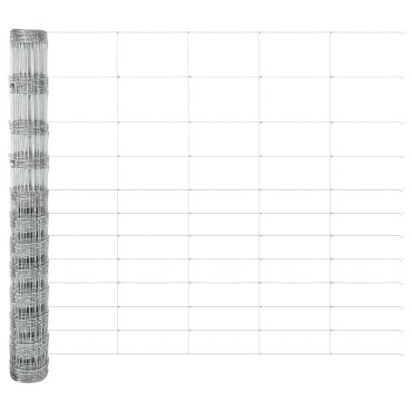vidaXL Φράχτης Περιοχής 1.4x25 μ. Γαλβανισμένο Ατσάλι