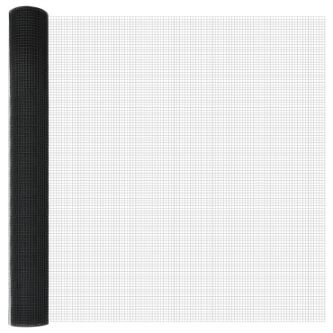 vidaXL Συρματόπλεγμα Σταθερού Εδάφους 50x1,2 m Γκρι Δίχτυ