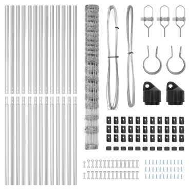 vidaXL Field Fence 1.6x25 μ Γαλβανισμένο Ατσάλι