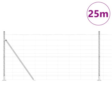 vidaXL Περίφραξη Αγρού 1.2x25 μ Γαλβανισμένο Ατσάλι